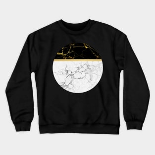 Marble and Gold Crewneck Sweatshirt